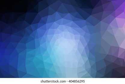 Multicolor dark pink, blue polygonal illustration, which consist of triangles. Geometric background in Origami style with gradient. Triangular design for your business.