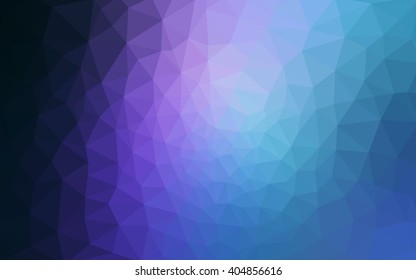 Multicolor dark pink, blue polygonal illustration, which consist of triangles. Geometric background in Origami style with gradient. Triangular design for your business.
