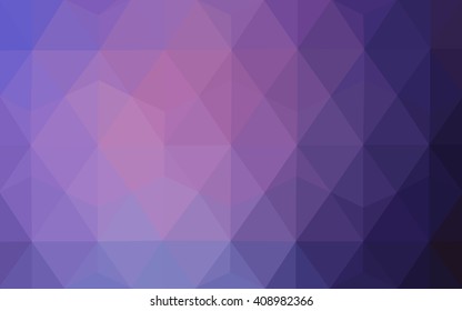 Multicolor dark pink, blue polygonal illustration, which consist of triangles. Geometric background in Origami style with gradient. Triangular design for your business.