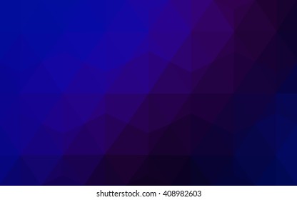 Multicolor dark pink, blue polygonal illustration, which consist of triangles. Geometric background in Origami style with gradient. Triangular design for your business.