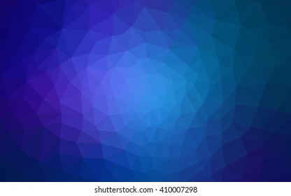 Multicolor dark pink, blue polygonal illustration, which consist of triangles. Geometric background in Origami style with gradient. Triangular design for your business.
