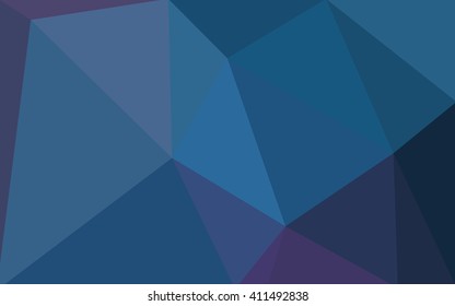 Multicolor dark pink, blue polygonal illustration, which consist of triangles. Geometric background in Origami style with gradient. Triangular design for your business.