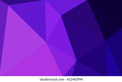Multicolor dark pink, blue polygonal illustration, which consist of triangles. Geometric background in Origami style with gradient. Triangular design for your business.