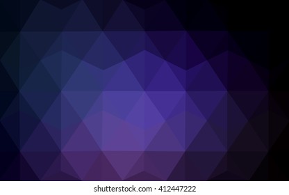Multicolor dark pink, blue polygonal illustration, which consist of triangles. Geometric background in Origami style with gradient. Triangular design for your business.