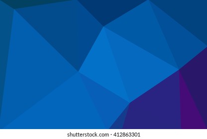 Multicolor dark pink, blue polygonal illustration, which consist of triangles. Geometric background in Origami style with gradient. Triangular design for your business.