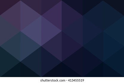Multicolor dark pink, blue polygonal illustration, which consist of triangles. Geometric background in Origami style with gradient. Triangular design for your business.