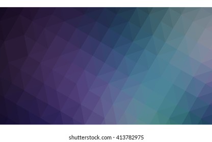 Multicolor dark pink, blue polygonal illustration, which consist of triangles. Geometric background in Origami style with gradient. Triangular design for your business.