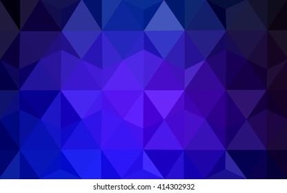 Multicolor dark pink, blue polygonal illustration, which consist of triangles. Geometric background in Origami style with gradient. Triangular design for your business.