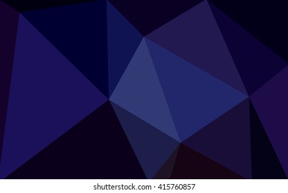 Multicolor dark pink, blue polygonal illustration, which consist of triangles. Geometric background in Origami style with gradient. Triangular design for your business.