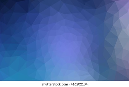 Multicolor dark pink, blue polygonal illustration, which consist of triangles. Geometric background in Origami style with gradient. Triangular design for your business.