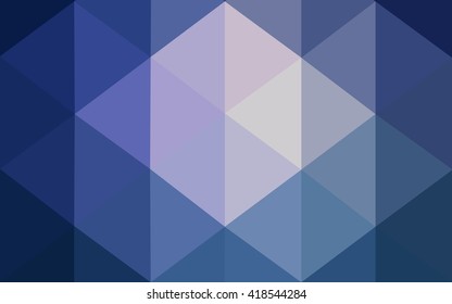 Multicolor dark pink, blue polygonal illustration, which consist of triangles. Geometric background in Origami style with gradient. Triangular design for your business.