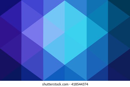 Multicolor dark pink, blue polygonal illustration, which consist of triangles. Geometric background in Origami style with gradient. Triangular design for your business.