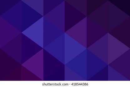 Multicolor dark pink, blue polygonal illustration, which consist of triangles. Geometric background in Origami style with gradient. Triangular design for your business.