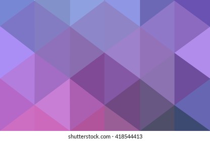 Multicolor dark pink, blue polygonal illustration, which consist of triangles. Geometric background in Origami style with gradient. Triangular design for your business.
