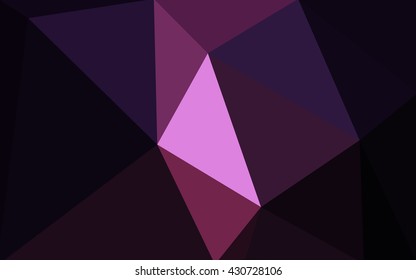 Multicolor dark pink, blue polygonal illustration, which consist of triangles. Geometric background in Origami style with gradient. Triangular design for your business.
