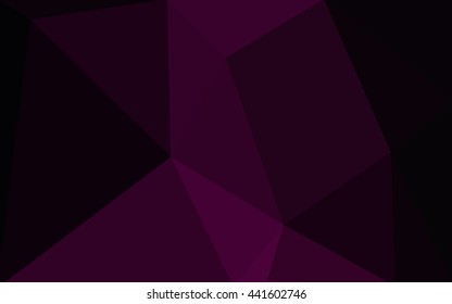 Multicolor dark pink, blue polygonal illustration, which consist of triangles. Geometric background in Origami style with gradient. Triangular design for your business.