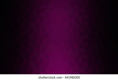Multicolor dark pink, blue polygonal illustration, which consist of triangles. Geometric background in Origami style with gradient. Triangular design for your business.