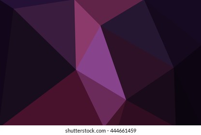 Multicolor dark pink, blue polygonal illustration, which consist of triangles. Geometric background in Origami style with gradient. Triangular design for your business.