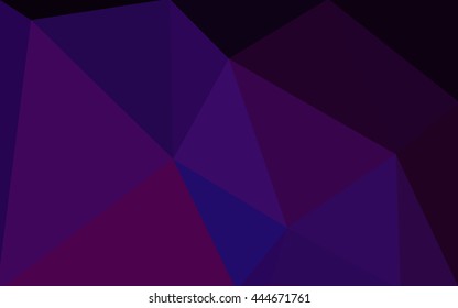 Multicolor dark pink, blue polygonal illustration, which consist of triangles. Geometric background in Origami style with gradient. Triangular design for your business.