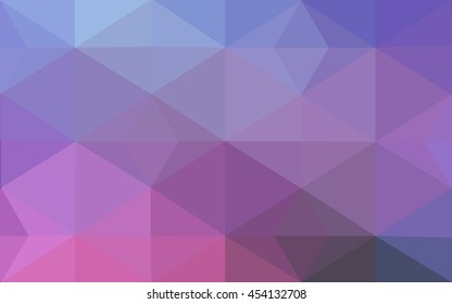 Multicolor dark pink, blue polygonal illustration, which consist of triangles. Geometric background in Origami style with gradient. Triangular design for your business.