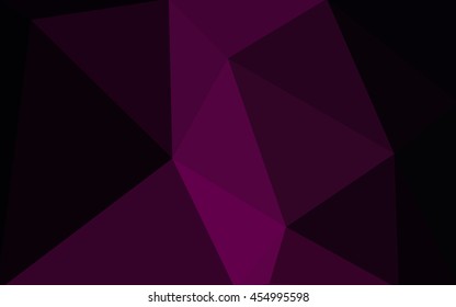 Multicolor dark pink, blue polygonal illustration, which consist of triangles. Geometric background in Origami style with gradient. Triangular design for your business.