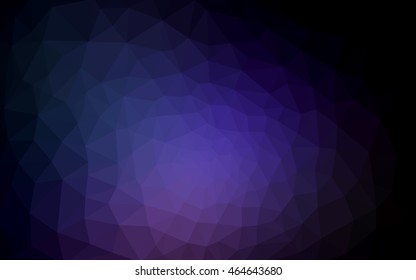Multicolor dark pink, blue polygonal illustration, which consist of triangles. Geometric background in Origami style with gradient. Triangular design for your business.