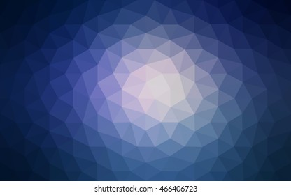 Multicolor dark pink, blue polygonal illustration, which consist of triangles. Geometric background in Origami style with gradient. Triangular design for your business.