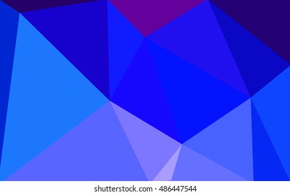 Multicolor dark pink, blue polygonal illustration, which consist of triangles. Geometric background in Origami style with gradient. Triangular design for your business.