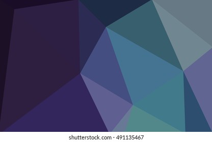 Multicolor dark pink, blue polygonal illustration, which consist of triangles. Geometric background in Origami style with gradient. Triangular design for your business.
