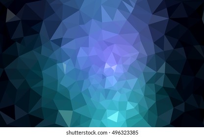 Multicolor dark pink, blue polygonal illustration, which consist of triangles. Geometric background in Origami style with gradient. Triangular design for your business.
