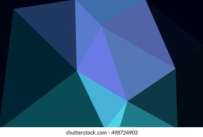 Multicolor dark pink, blue polygonal illustration, which consist of triangles. Geometric background in Origami style with gradient. Triangular design for your business.