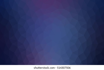Multicolor dark pink, blue polygonal illustration, which consist of triangles. Geometric background in Origami style with gradient. Triangular design for your business.
