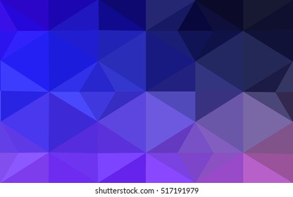 Multicolor dark pink, blue polygonal illustration, which consist of triangles. Geometric background in Origami style with gradient. Triangular design for your business.