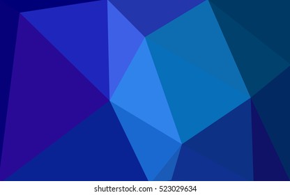 Multicolor dark pink, blue polygonal illustration, which consist of triangles. Geometric background in Origami style with gradient. Triangular design for your business.