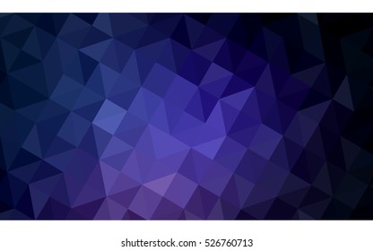Multicolor dark pink, blue polygonal illustration, which consist of triangles. Geometric background in Origami style with gradient. Triangular design for your business.