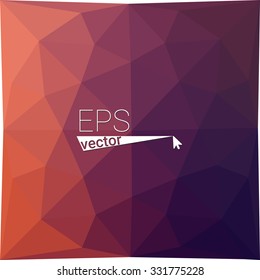 multicolor dark pink geometric rumpled triangular low poly style gradient illustration graphic background. Vector polygonal design for your business.