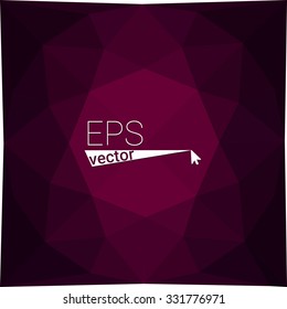 multicolor dark pink geometric rumpled triangular low poly style gradient illustration graphic background. Vector polygonal design for your business.