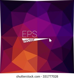 multicolor dark pink geometric rumpled triangular low poly style gradient illustration graphic background. Vector polygonal design for your business.