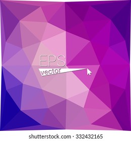 Multicolor dark pink  geometric rumpled triangular low poly style gradient illustration graphic background. Vector polygonal design for your business.