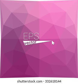 Multicolor dark pink  geometric rumpled triangular low poly style gradient illustration graphic background. Vector polygonal design for your business.