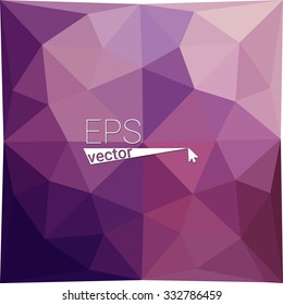 Multicolor dark pink  geometric rumpled triangular low poly style gradient illustration graphic background. Vector polygonal design for your business.