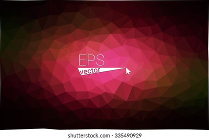 multicolor dark pink geometric rumpled triangular low poly style gradient illustration graphic background. Vector polygonal design for your business.