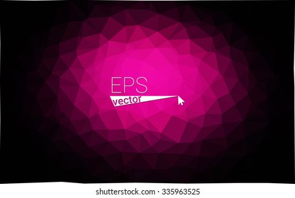 multicolor dark pink geometric rumpled triangular low poly style gradient illustration graphic background. Vector polygonal design for your business.
