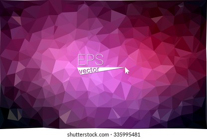 multicolor dark pink geometric rumpled triangular low poly style gradient illustration graphic background. Vector polygonal design for your business.