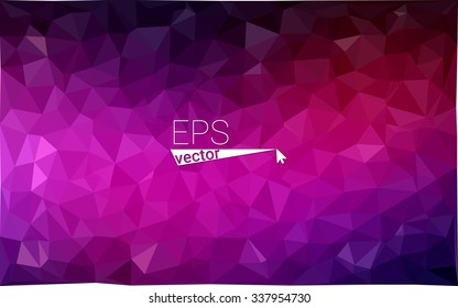 multicolor dark pink geometric rumpled triangular low poly style gradient illustration graphic background. Vector polygonal design for your business.