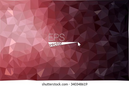 multicolor dark pink geometric rumpled triangular low poly style gradient illustration graphic background. Vector polygonal design for your business.