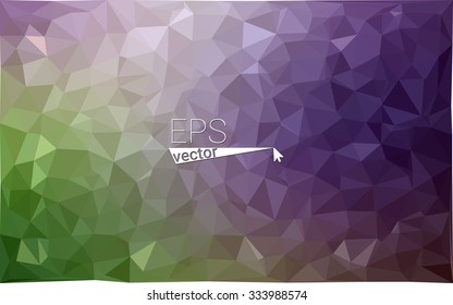 multicolor dark pink, green geometric rumpled triangular low poly style gradient illustration graphic background. Vector polygonal design for your business.