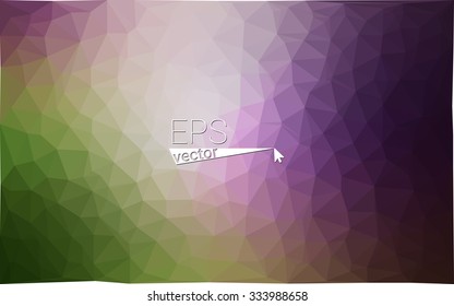 multicolor dark pink, green geometric rumpled triangular low poly style gradient illustration graphic background. Vector polygonal design for your business.