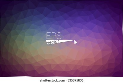 Multicolor dark pink, green geometric rumpled triangular low poly style gradient illustration graphic background. Vector polygonal design for your business.