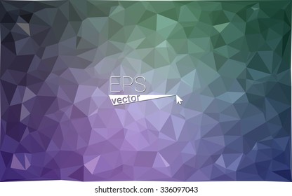 multicolor dark pink, green geometric rumpled triangular low poly style gradient illustration graphic background. Vector polygonal design for your business.